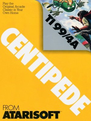 Front of Retail Packaging for Centipede for the TI-99/4A