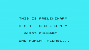 Ant Colony (Title Screen)