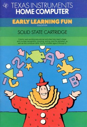 Early Learning Fun Manual Front Cover
