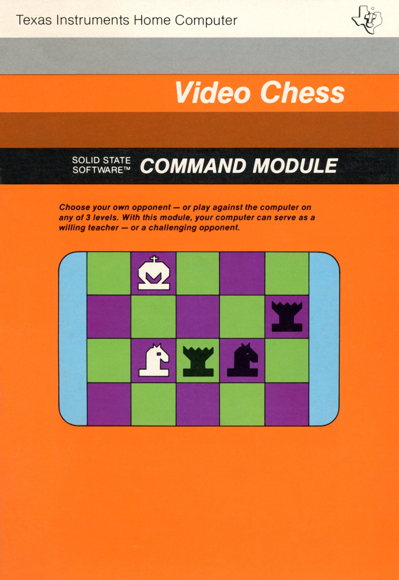 File:Video Chess Manual Cover (Old).jpg - TI-99/4A-Pedia