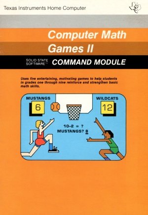 Computer Math Games II Manual Cover