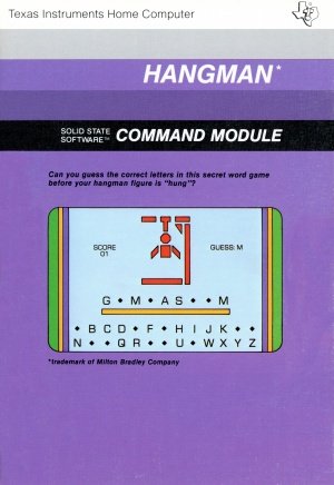 Hangman Manual Front Cover